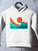 Whale Tail In The Sunset Hoodie -Jay Fleck Designs