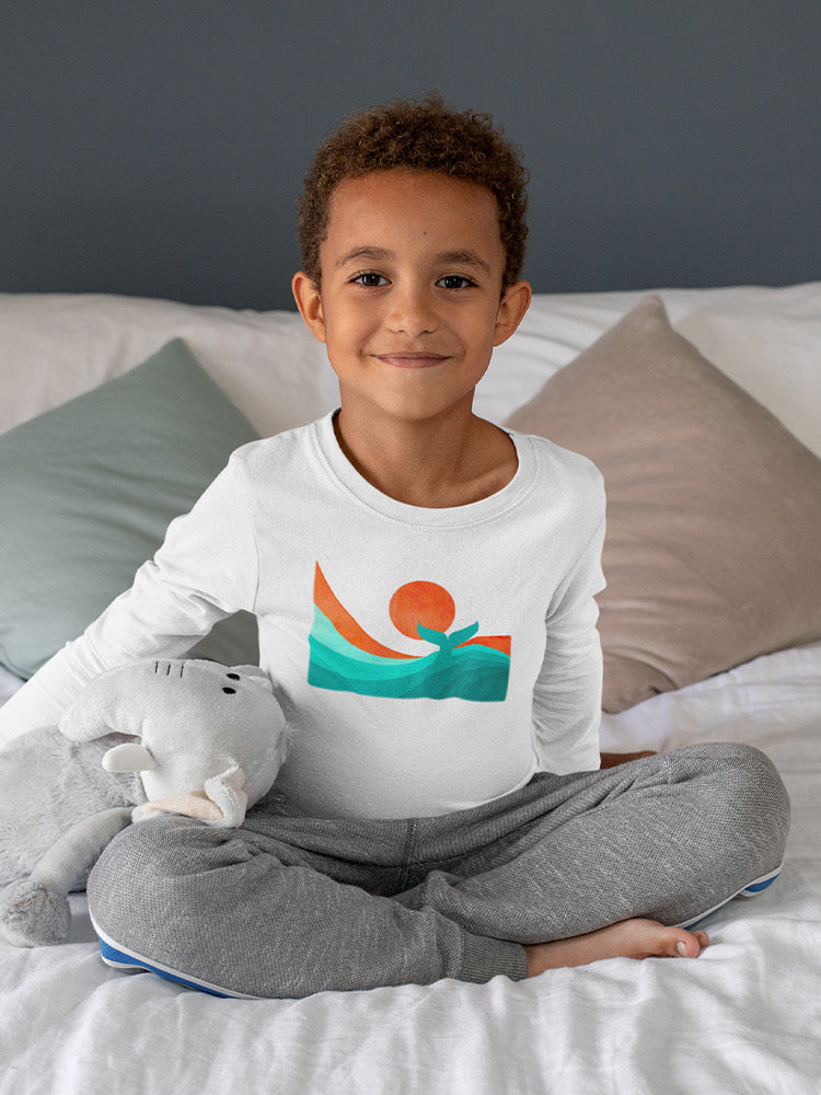 Whale Tail In The Sunset T-shirt -Jay Fleck Designs