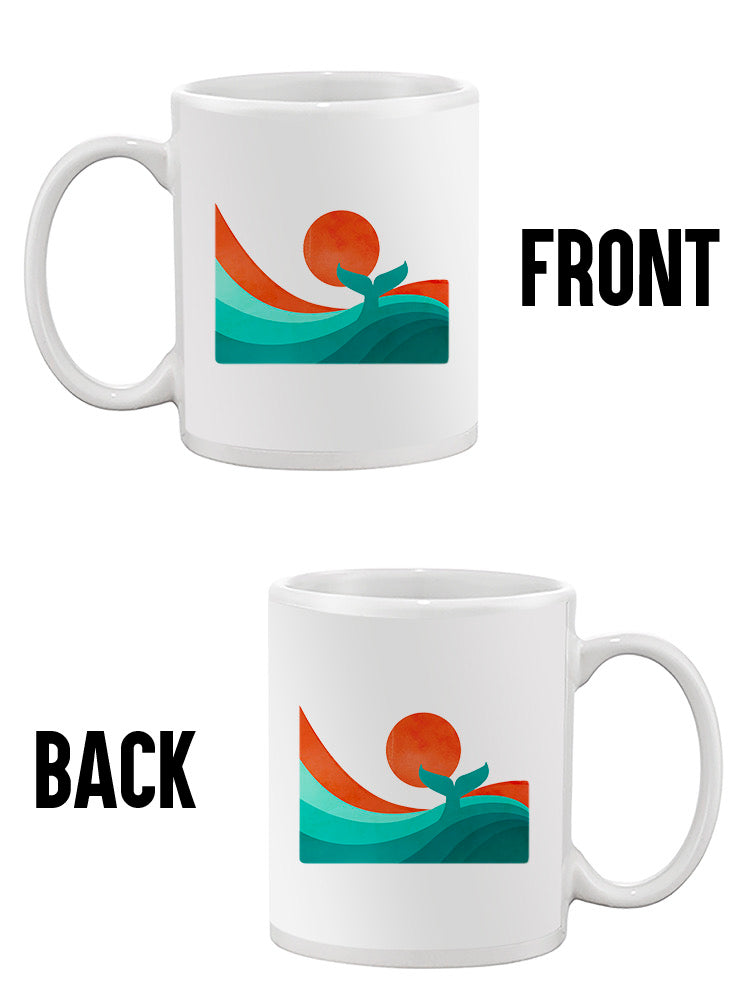 Whale Tail In The Sunset Mug -Jay Fleck Designs