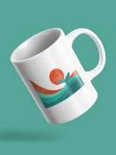 Whale Tail In The Sunset Mug -Jay Fleck Designs