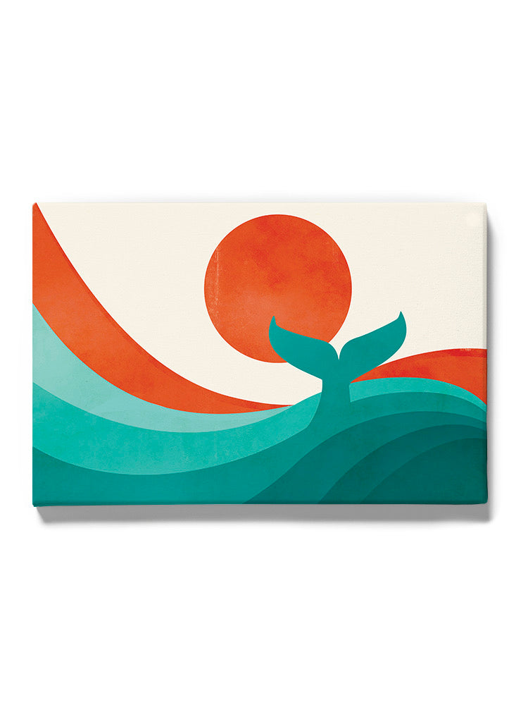 Whale Tail In The Sunset Wall Art -Jay Fleck Designs