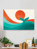 Whale Tail In The Sunset Wall Art -Jay Fleck Designs