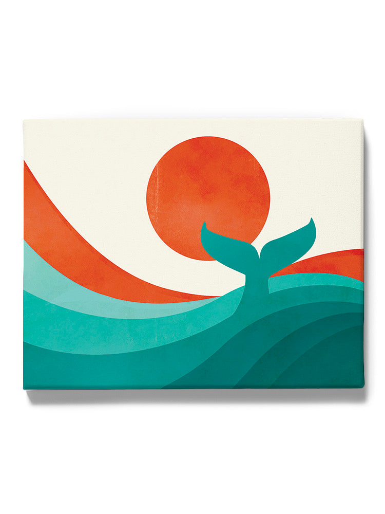 Whale Tail In The Sunset Wall Art -Jay Fleck Designs
