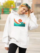 Whale Tail In The Sunset Hoodie -Jay Fleck Designs