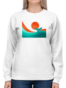Whale Tail In The Sunset Hoodie -Jay Fleck Designs
