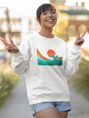 Whale Tail In The Sunset Hoodie -Jay Fleck Designs