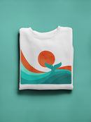 Whale Tail In The Sunset Hoodie -Jay Fleck Designs