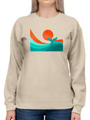 Whale Tail In The Sunset Hoodie -Jay Fleck Designs