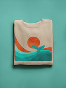 Whale Tail In The Sunset Hoodie -Jay Fleck Designs