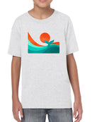Whale Tail In The Sunset T-shirt -Jay Fleck Designs