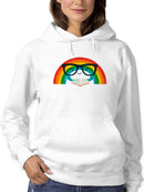 Studious Rainbow Hoodie -Jay Fleck Designs