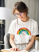 Studious Rainbow T-shirt -Jay Fleck Designs