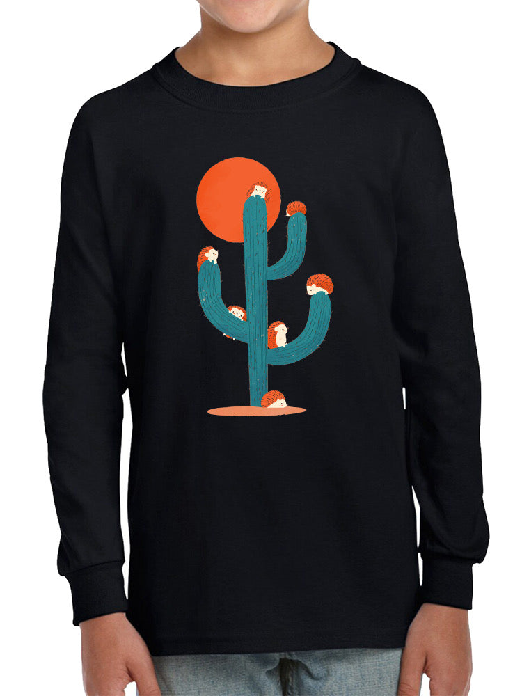 Hedgehogs On A Cactus T-shirt -Jay Fleck Designs