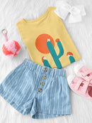 Hedgehogs On A Cactus T-shirt -Jay Fleck Designs