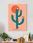 Hedgehogs On A Cactus Wall Art -Jay Fleck Designs
