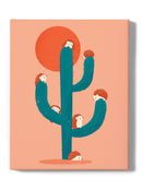 Hedgehogs On A Cactus Wall Art -Jay Fleck Designs