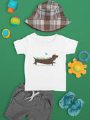 Birds On A Dachsund Bodysuit -Jay Fleck Designs