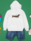 Birds On A Dachsund Hoodie -Jay Fleck Designs