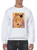 Funny Pug Hoodie -Porter Hastings Designs