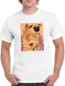 Funny Pug T-shirt -Porter Hastings Designs
