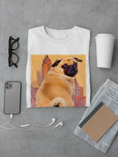 Funny Pug T-shirt -Porter Hastings Designs