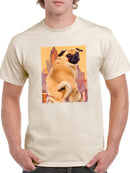 Funny Pug T-shirt -Porter Hastings Designs