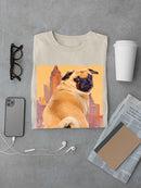 Funny Pug T-shirt -Porter Hastings Designs