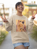 Funny Pug Hoodie -Porter Hastings Designs