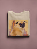 Funny Pug Hoodie -Porter Hastings Designs