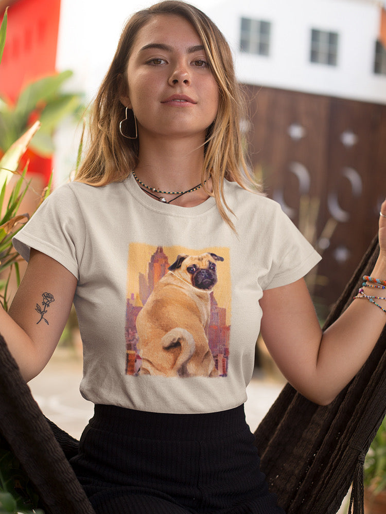Funny Pug T-shirt -Porter Hastings Designs