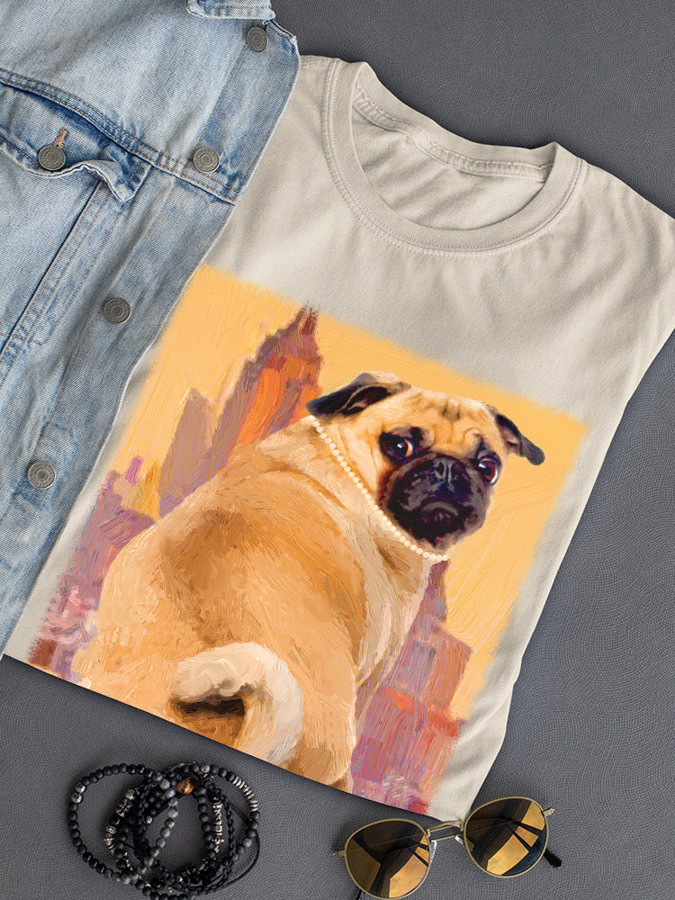 Funny Pug T-shirt -Porter Hastings Designs