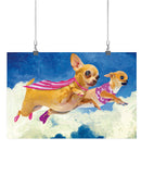 Flying Chihuahuas Wall Art -Porter Hastings Designs