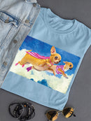 Flying Chihuahuas T-shirt -Porter Hastings Designs