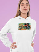 Elegant Motorcycle Hoodie -Porter Hastings Designs