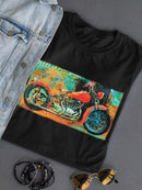 Elegant Motorcycle T-shirt -Porter Hastings Designs