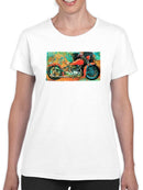 Elegant Motorcycle T-shirt -Porter Hastings Designs