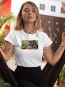 Elegant Motorcycle T-shirt -Porter Hastings Designs