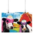 Super Cows Wall Art -Porter Hastings Designs