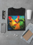 Elegant Roosters T-shirt -Porter Hastings Designs