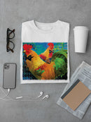 Elegant Roosters T-shirt -Porter Hastings Designs