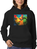 Elegant Roosters Hoodie -Porter Hastings Designs