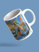 Military Ride Motorcycle Mug -Porter Hastings Designs
