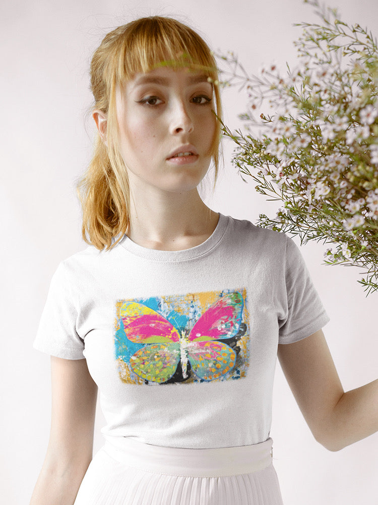 Sprayed Butterfly T-shirt -Porter Hastings Designs