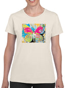 Sprayed Butterfly T-shirt -Porter Hastings Designs