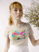 Sprayed Butterfly T-shirt -Porter Hastings Designs