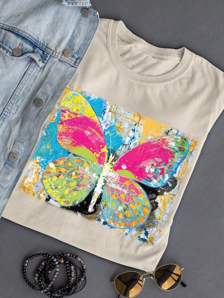 Sprayed Butterfly T-shirt -Porter Hastings Designs