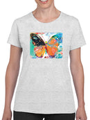 Sprayed Monarch T-shirt -Porter Hastings Designs