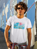 Ocean Waves With Boats T-shirt -Porter Hastings Designs