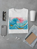 Ocean Waves With Boats T-shirt -Porter Hastings Designs