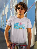 Ocean Waves With Boats T-shirt -Porter Hastings Designs